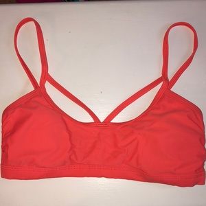 orange bikini top
